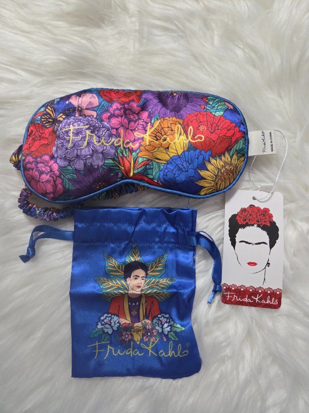 Frida Kahlo Sleep Mask/Pouch